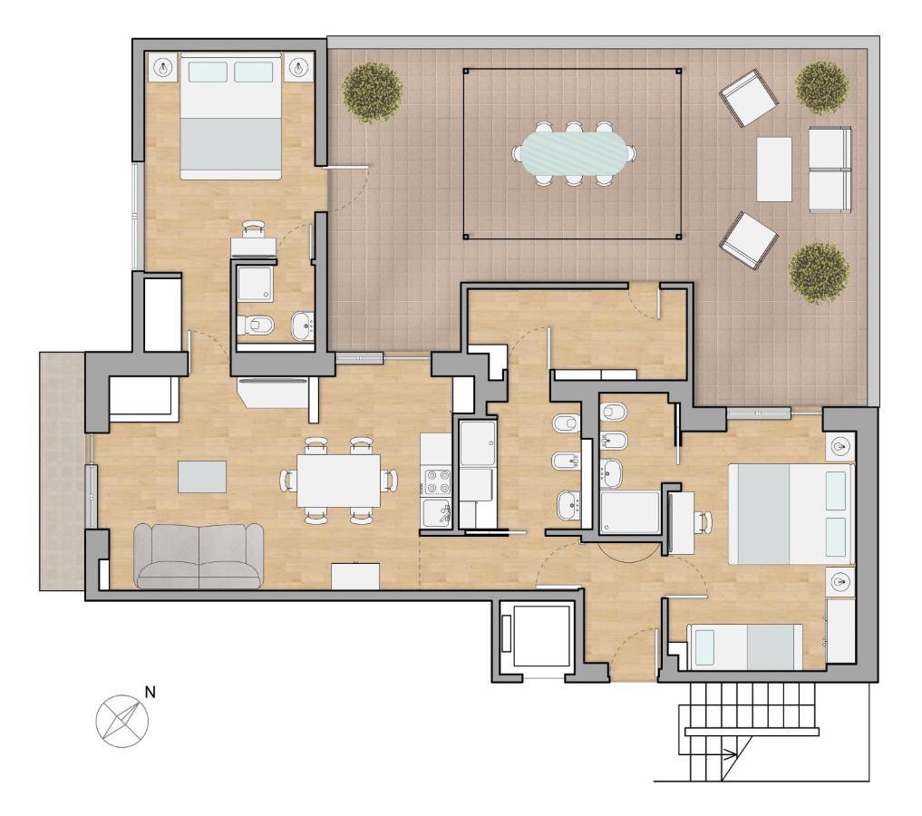 Vatican Luxury Apartment With Terrace - 7 People Рим Екстер'єр фото